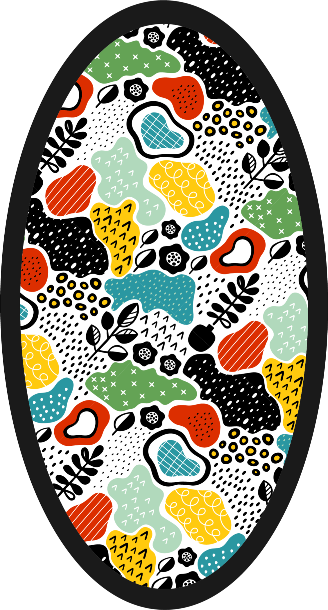 Covor modern colorat cu design abstract - TenStickers