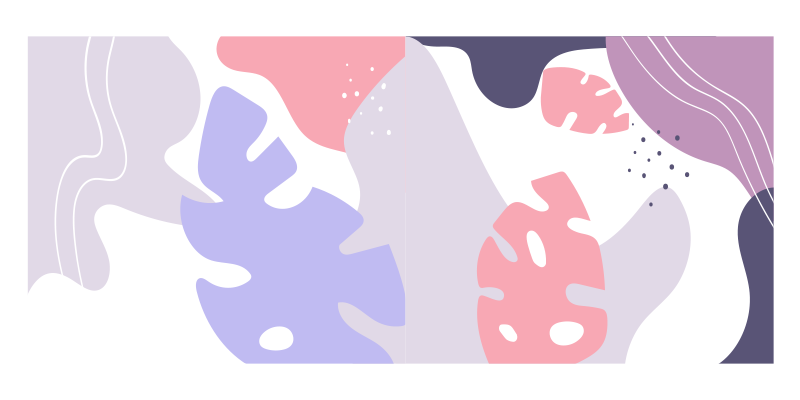 Covor de vinil texturat monstera abstractă - TenStickers