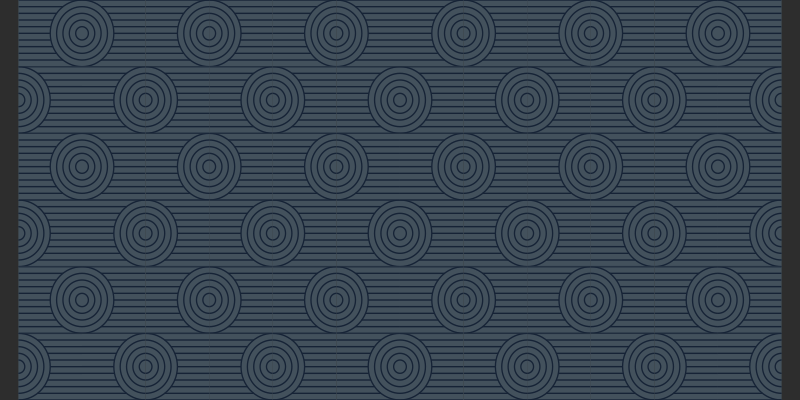 Covor de vinil geometric motive geometrice circulare - TenStickers