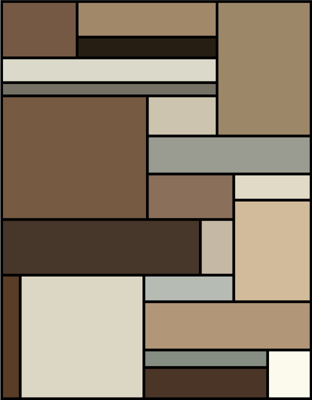 Covor vinil modern straturi geometrice contemporane - TenStickers