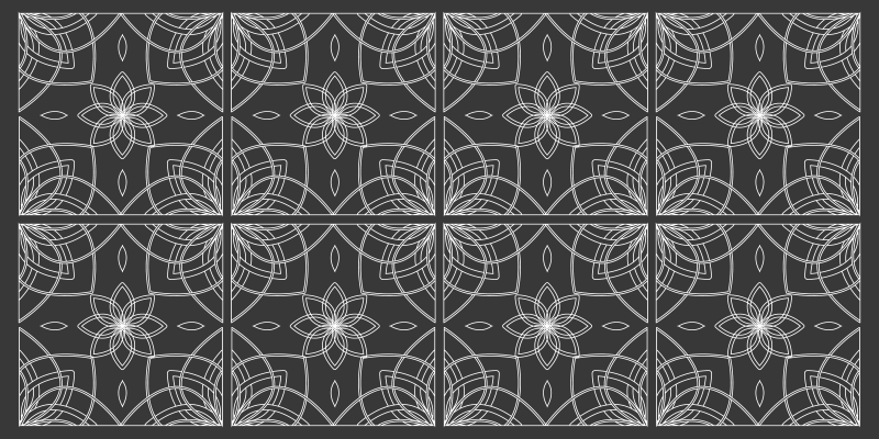 Dale pătrate design covor modern - TenStickers