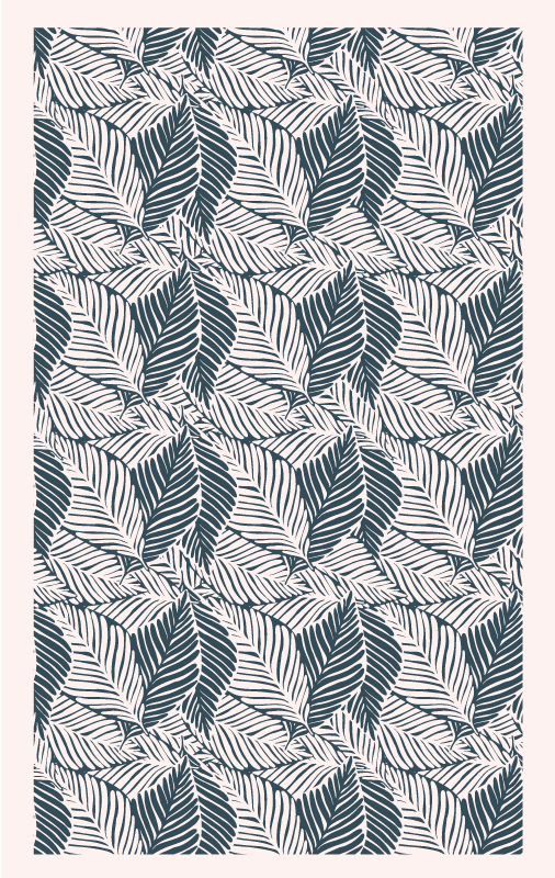 Covor de vinil cu frunze vintage pentru birou la domiciliu - TenStickers