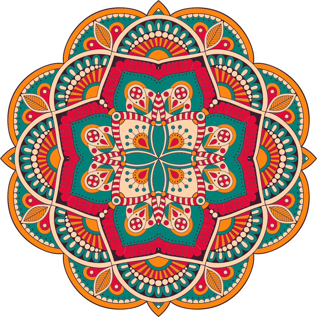 Covor marocan mandala vinil - TenStickers