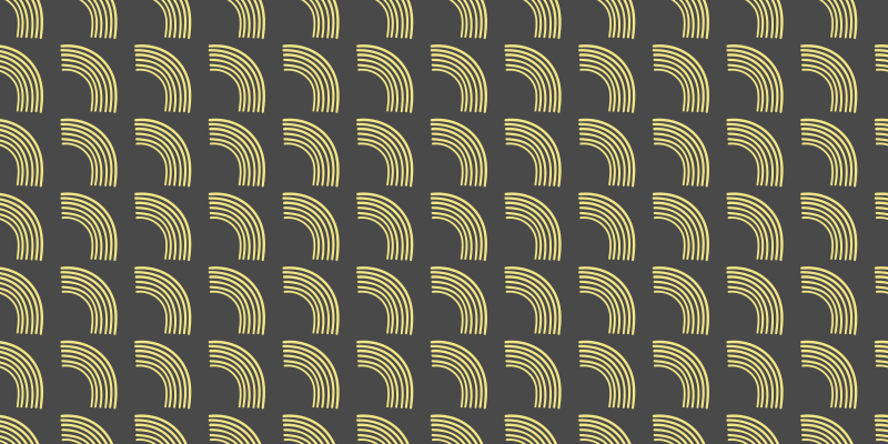 Covor vinil vărgat modele geometrice cu arc - TenStickers