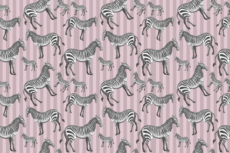 Covor vinil print animalier zebre dungi - TenStickers