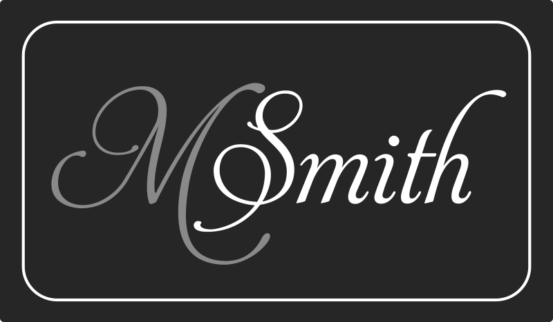 Covor de vinil cu nome monograma personalizabila - TenStickers