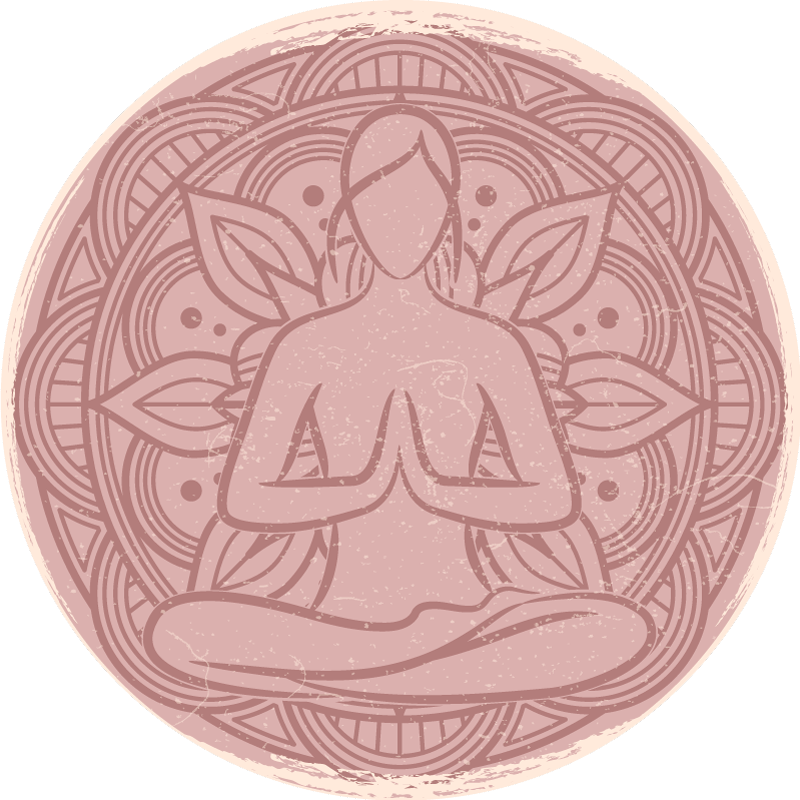 Covor vinil mandala mandala meditativa - TenStickers