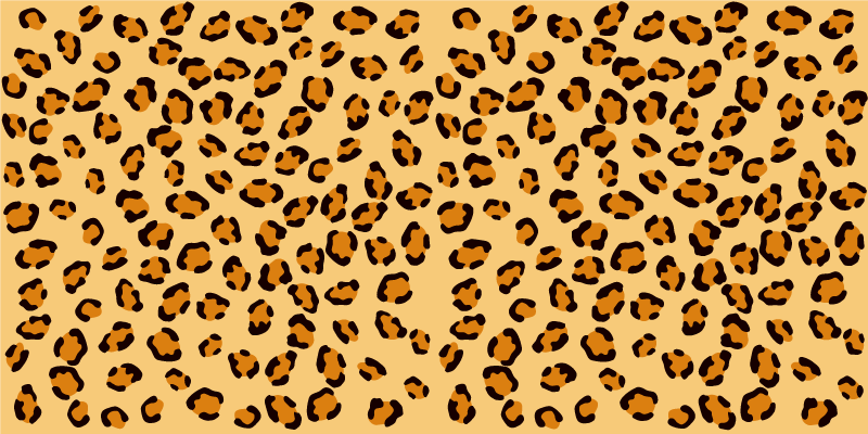 Covor vinil print animalier pete de leopard - TenStickers