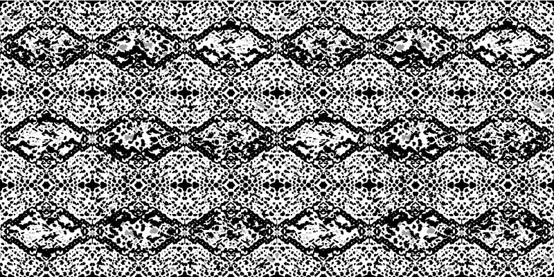 Covor vinil print animalier crăpat monocrom - TenStickers