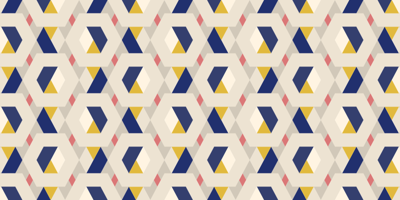 Covor vinil modern motiv geometric hexagonal - TenStickers