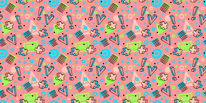 Alții covor de vinil geometrice jucăușe - TenStickers