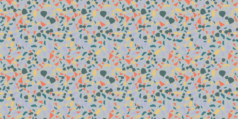 Covor de vinil marmura forme abstracte vibrante - TenStickers