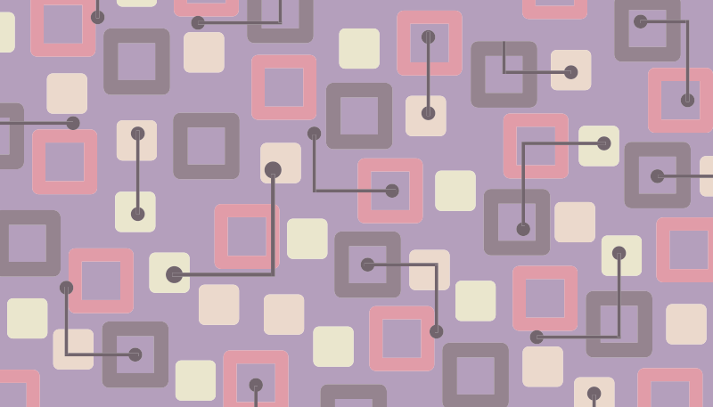 Covoare geometrice moderne de dale roz și violet - TenStickers