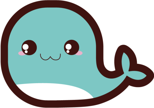 Covor de vinil pepiniere drăguță ilustrație de balenă - TenStickers