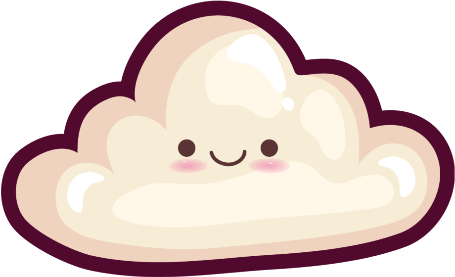 Covor de vinil anime cloud nature - TenStickers