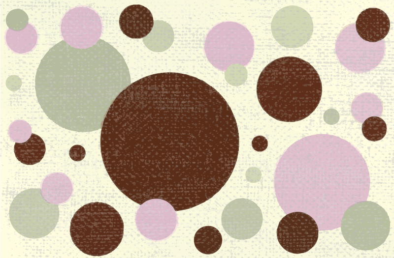 Covor de vinil geometric model de puncte circulare - TenStickers