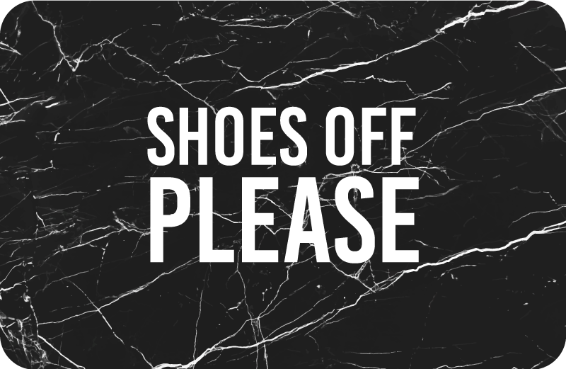 Covoare personalizate cu pantofi din marmură - TenStickers