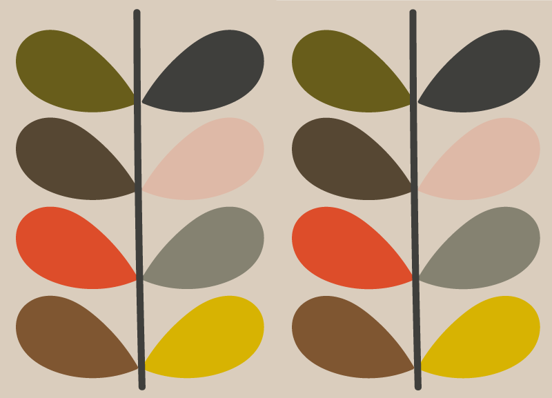 Covor de vinil modern orla kiely - TenStickers