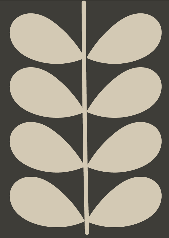 Covor vinil minimalist inspirat de plante - TenStickers