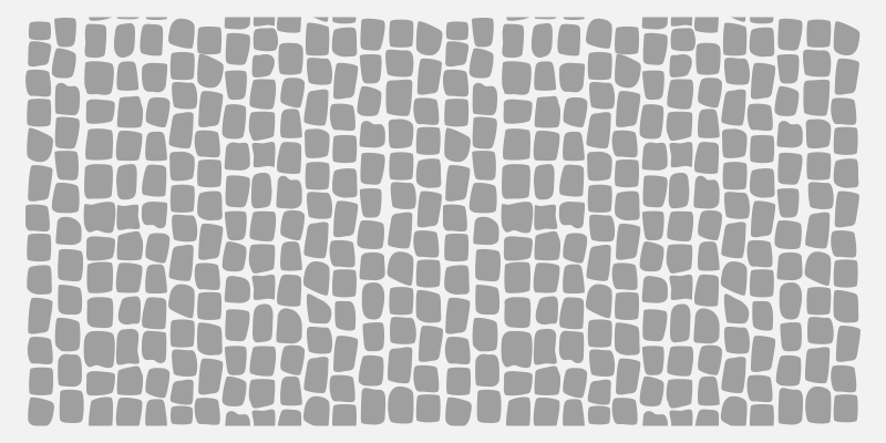 Covor vinil efect de țiglă zăbrele monocrome - TenStickers