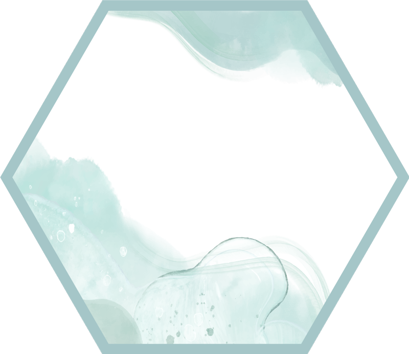 Covor vinil minimalist vârtejuri moi de culoare aqua - TenStickers