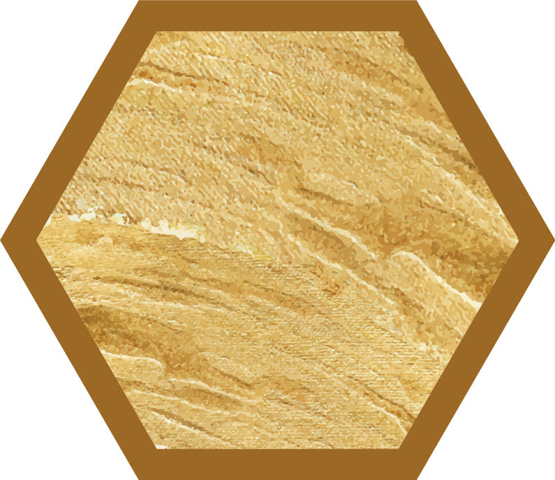 Covor vinil lemn textură hexagonală a granulelor - TenStickers