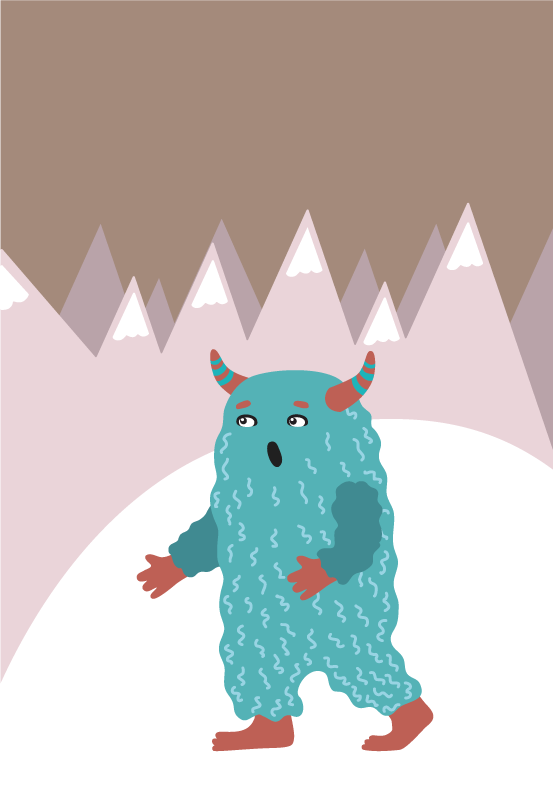 Alții covor de vinil personaj monstru nordic - TenStickers