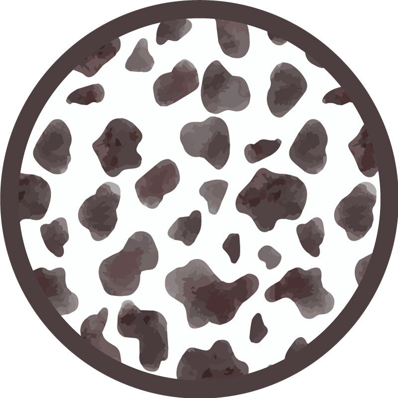 Covor vinil print animalier stil din piele de vacă - TenStickers