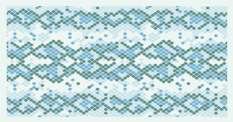 Covor din vinil cu imprimeu șarpe albastru - TenStickers