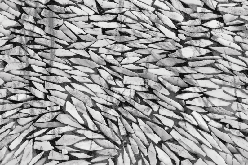 Gresie din marmură piatră din pardoseală - TenStickers