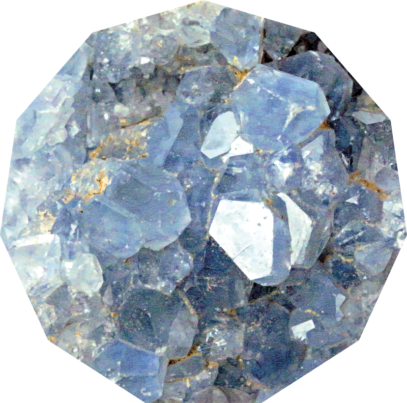 Covor din vinil model de cristal glaciar - TenStickers