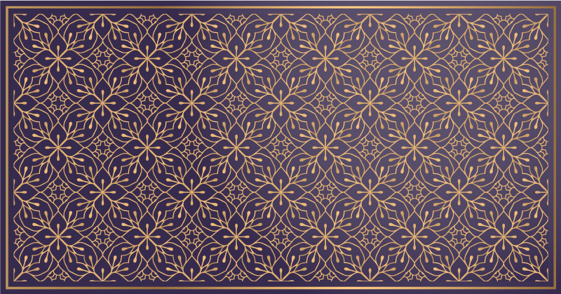 Covor vinil flori și plante concept floral elegant - TenStickers