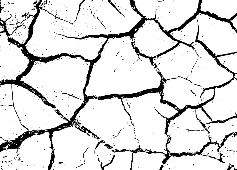 Covor de vinil efect de piatră pământ crăpat - TenStickers