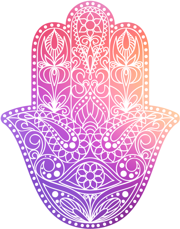 Covor vinil mandala design manual mandala - TenStickers