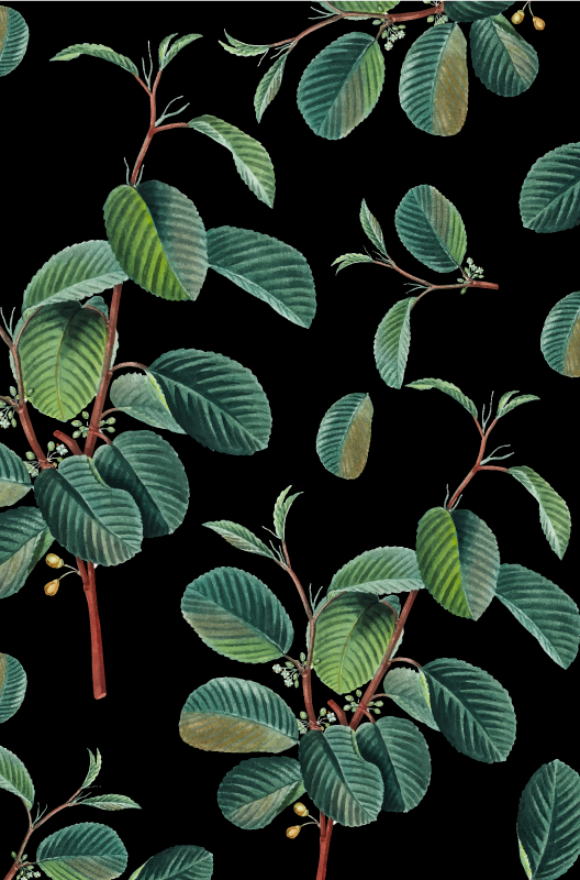 Covor verde din ramuri verzi - TenStickers