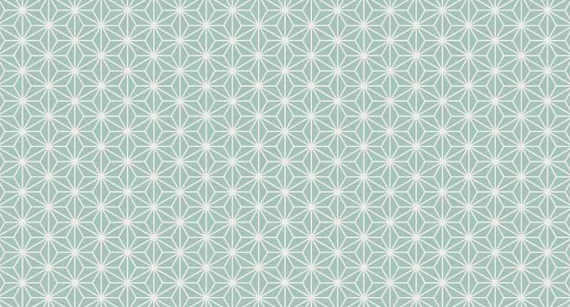 Covor de vinil geometric explozie de stea verde - TenStickers