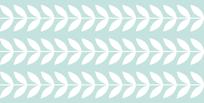 Covor vinil cu aspect de natura model cu frunze verzi - TenStickers