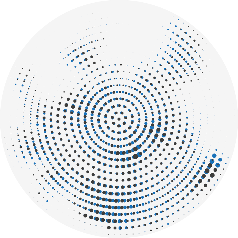 Covor de vinil geometric motiv pete rotunde - TenStickers
