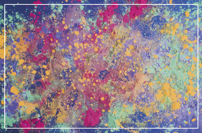 Covor din vinil explozie abstractă - TenStickers