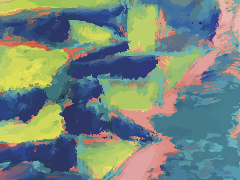 Covor vinil modern secțiuni de culoare abstracte - TenStickers