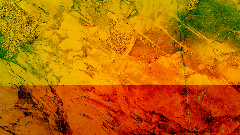 Covor de vinil texturat straturi de culori calde - TenStickers