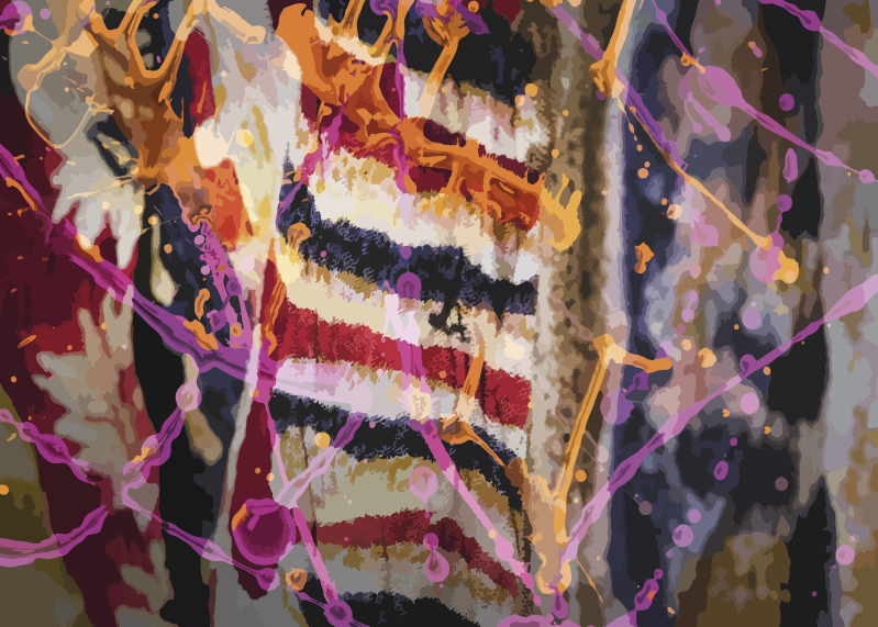 Covor de culoare splash covor modern - TenStickers