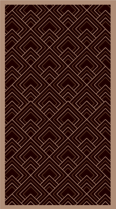 Covor vinil dormitor compoziție neagră - TenStickers