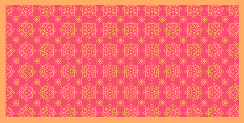 Covor de vinil hol plăci roz sofisticate - TenStickers