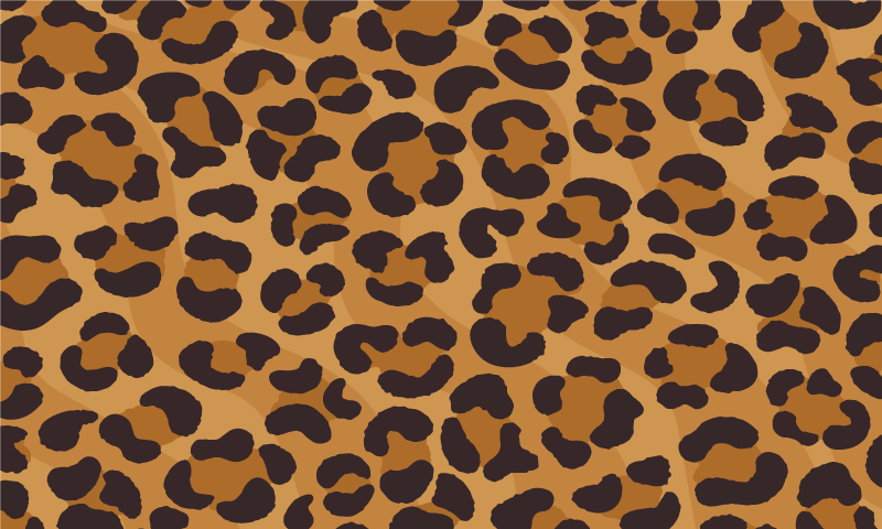 Covor din vinil cu imprimeu animal piele jaguar - TenStickers