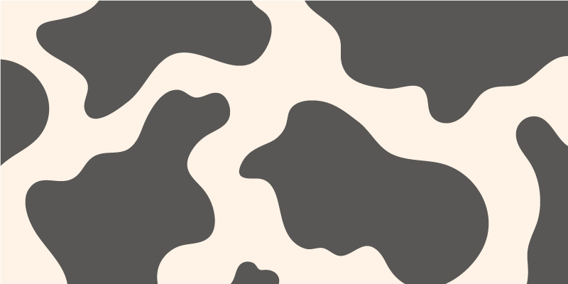 Covor de vinil cu imprimeu animal vacă sylvester - TenStickers