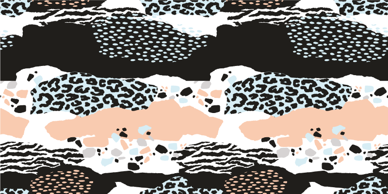 Covor elegant din vinil cu piele de leopard - TenStickers