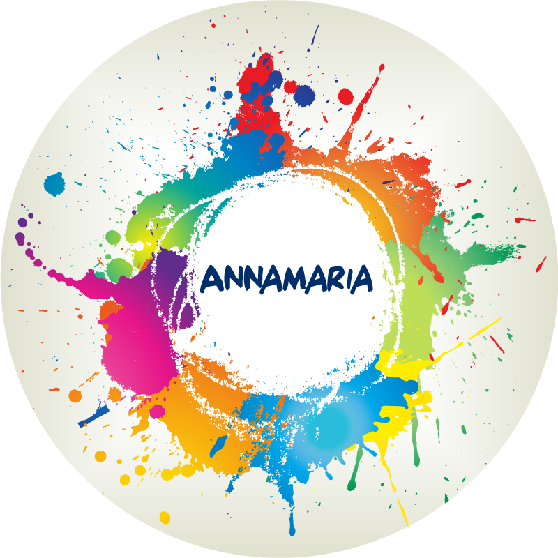 Covor de vinil Adolescenți stropi cu nume - TenStickers