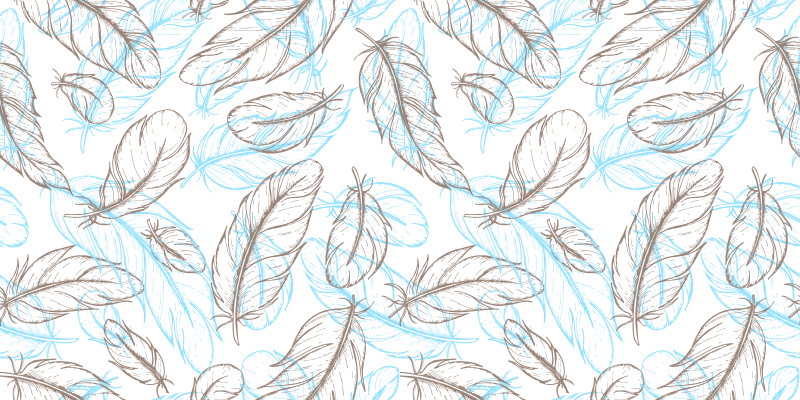 Covor vinil hol intrare frunze inspirate de natură - TenStickers