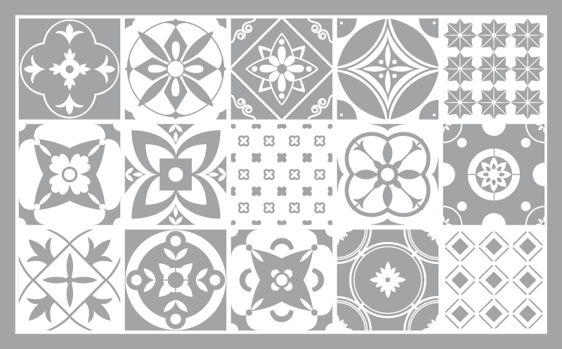 Covor de vinil iluminat cu gresie pantone - TenStickers